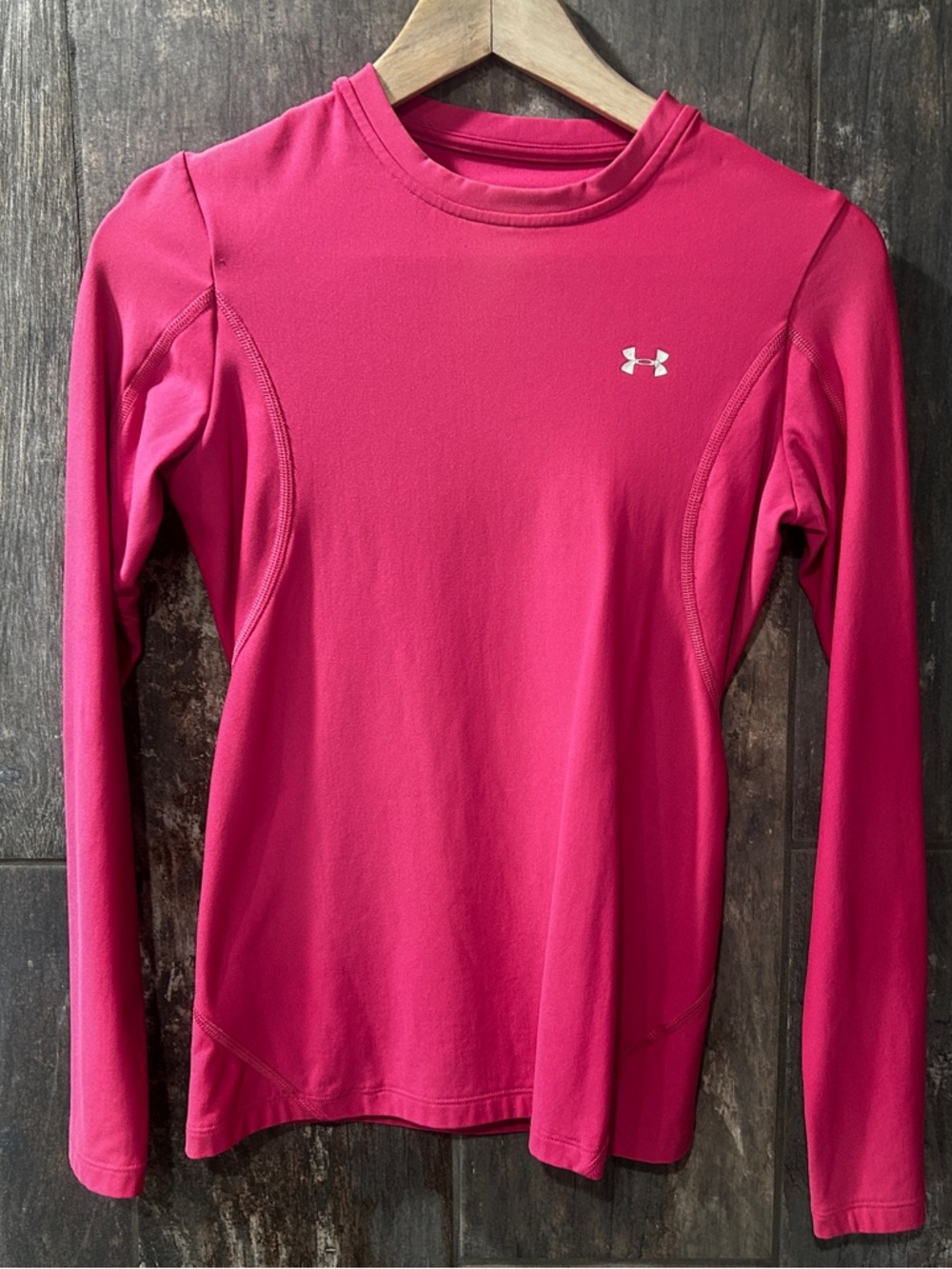 Under Armour Hot Pink Long Sleeve Performance Tee